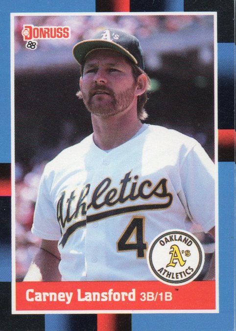  1988 Topps Big #221 Carney Lansford - Oakland